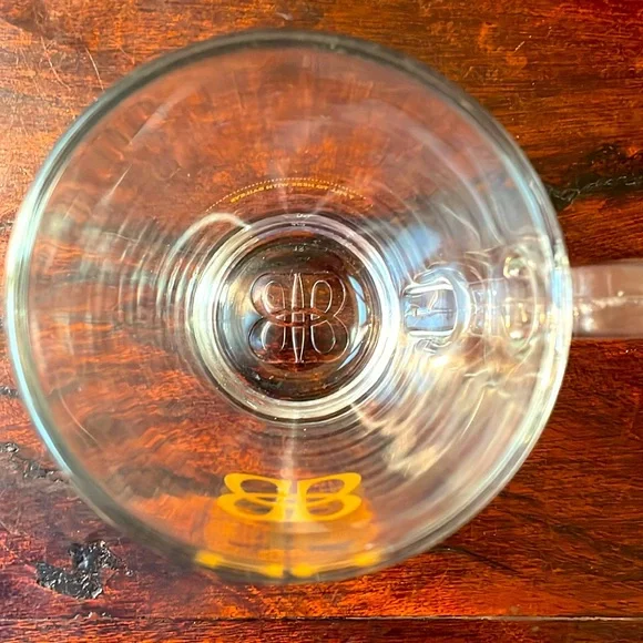 BAILEY'S Irish Cream Clear Glass Coffee Mugs x 2 - Picture 5 of 8